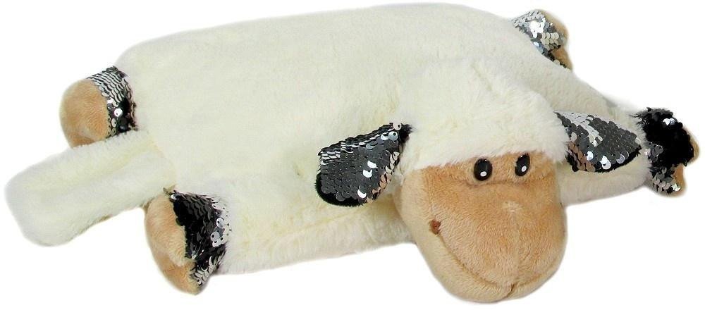 Poduszka Składana Owieczka z cekinami 34cm