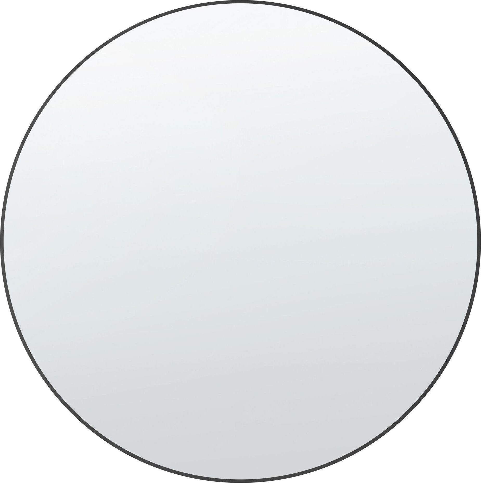 Beliani Lustro ścienne 80 Czarny ANNEMASSE