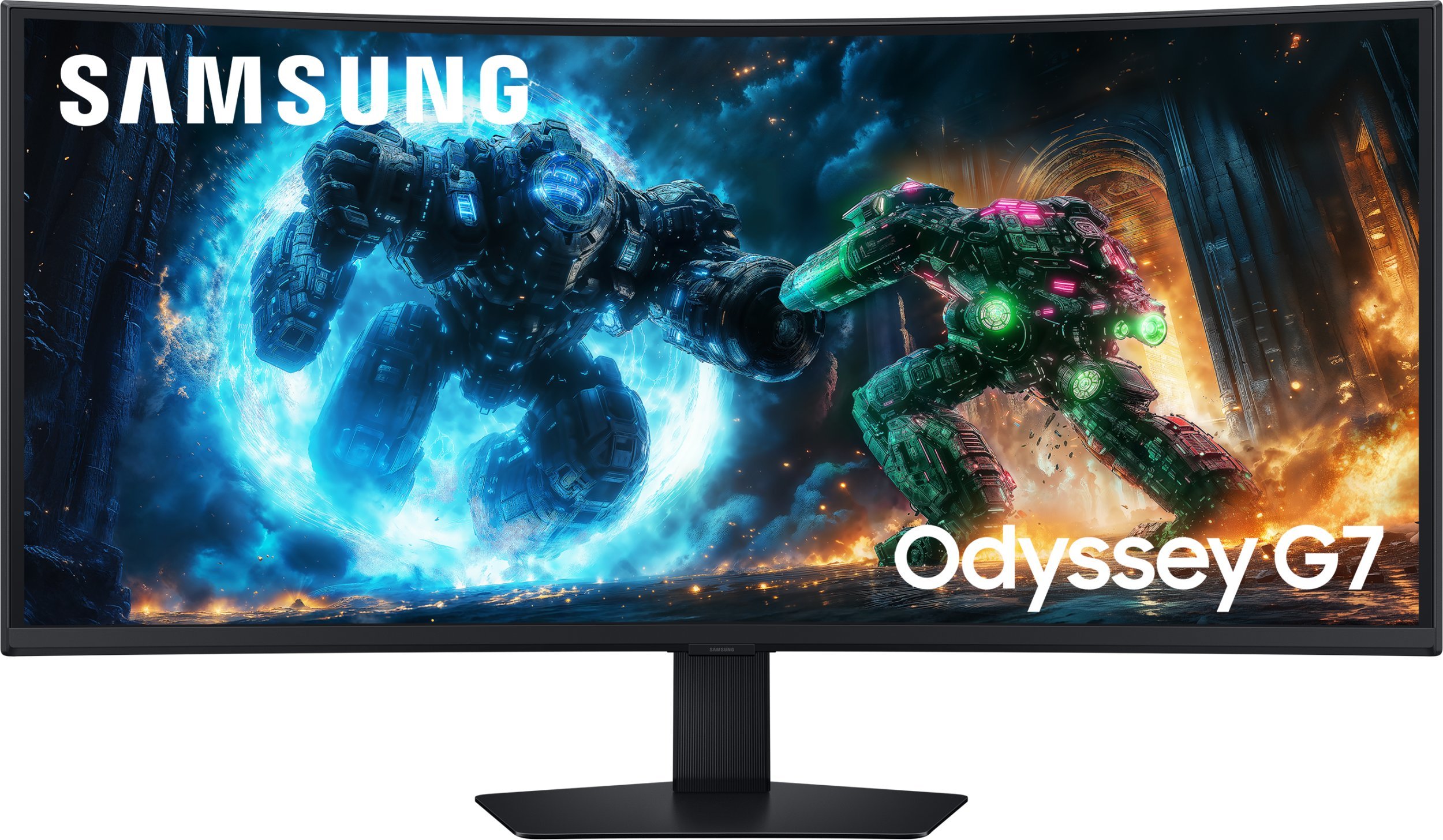 Samsung Odyssey G7 S40FG756EU - G75F Series - LED-Monitor - Gaming - gebogen - 101.6 cm (40") - 5120 x 2160 WUHD @ 180 Hz - VA - 350 cd/m2 - 3000:1 -