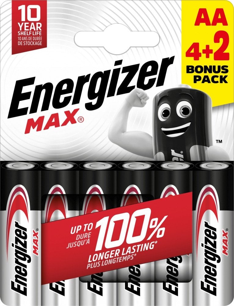 ENERGIZER MAX ALKALINE AA X6