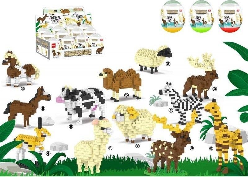 Trifox Mini klocki Zwierzęta