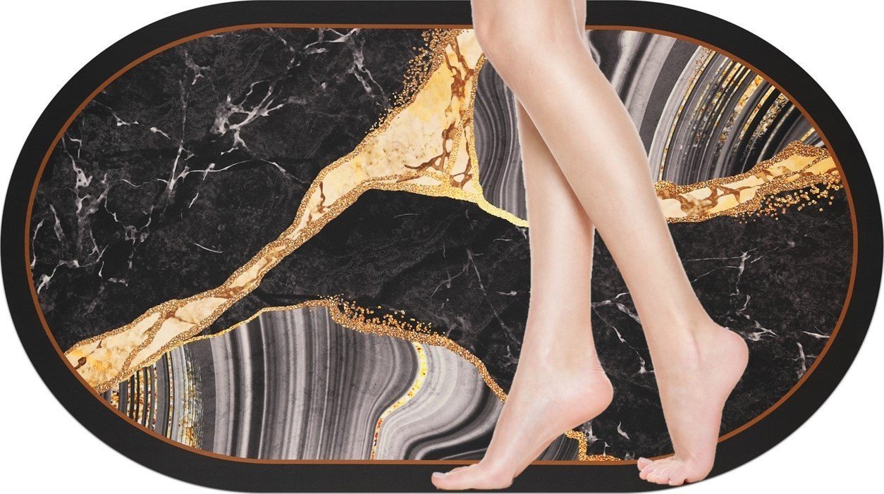 Iteams4Now Mata antypoślizgowa 40x60cm czarny