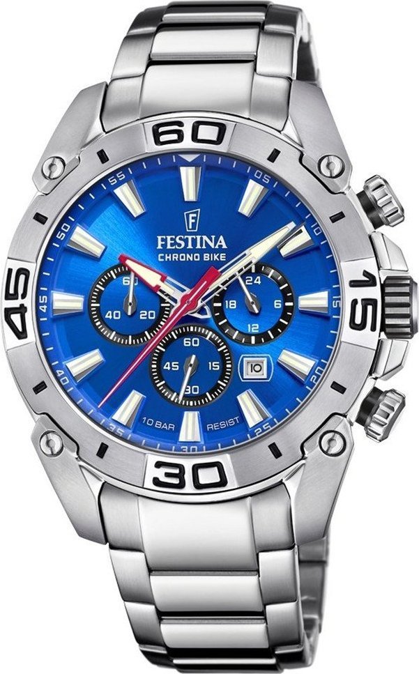 Zegarek Festina Zegarek męski Festina F20543-2 srebrny