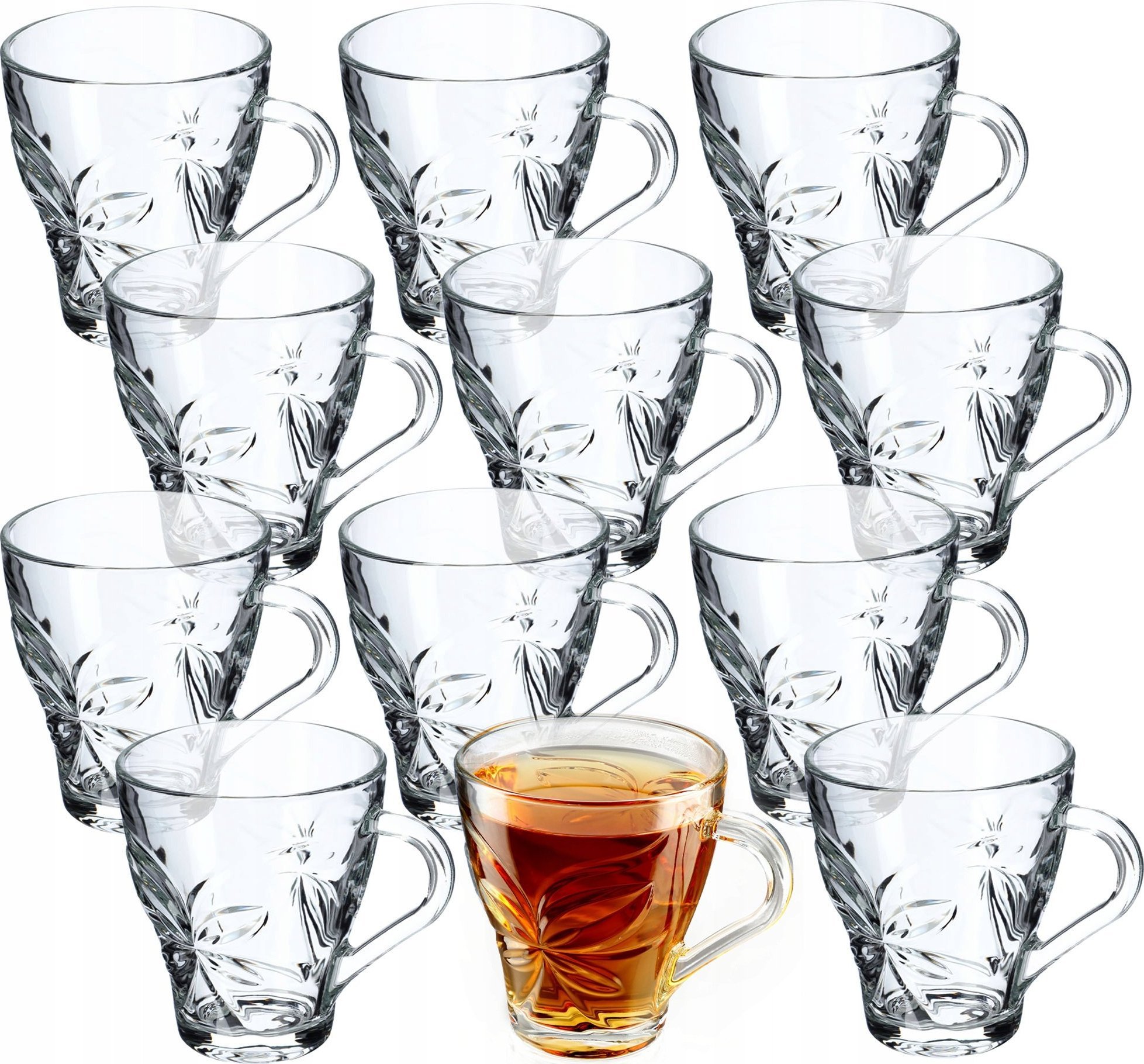 Kadax KADAX Szklanki Szklanka Do Kawy Herbaty 250ml 12x