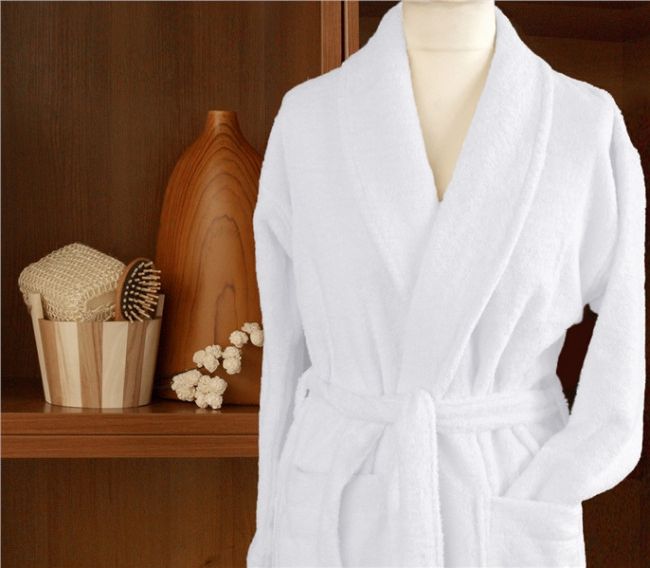 CORTINA Szlafrok Bawełniany Cortina Frotex Biały