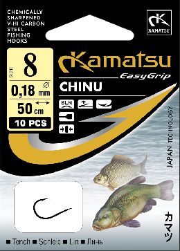 Kamatsu Haczyki z przyponami Chinu r. 6 10szt. (520510306)