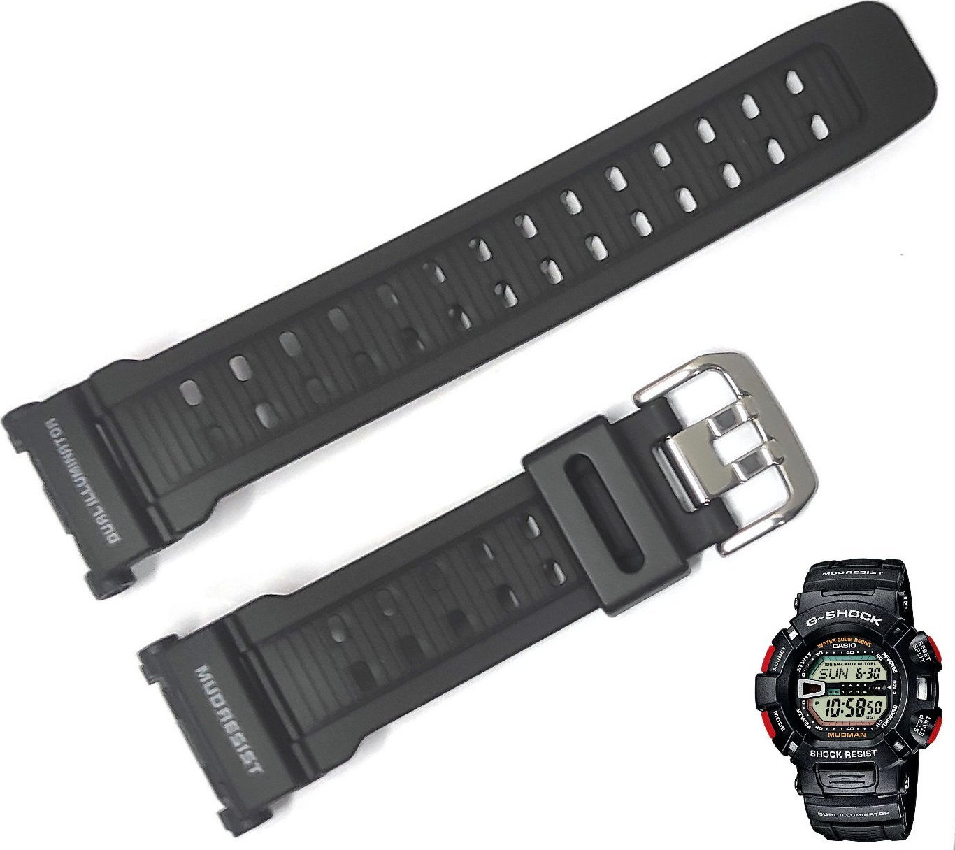 Pasek do zegarka Casio G-Shock G-9000 czarny 10237942 .