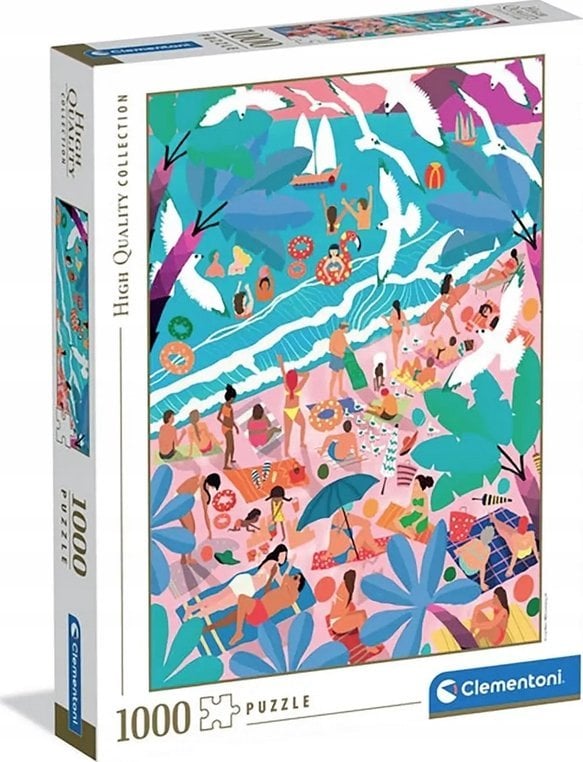 Clementoni Puzzle HQ Sunday at the Beach 1000 elementów (39891)