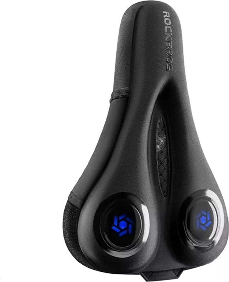 RockBros Pokrowiec na siodełko Rockbros LF044BL z osłoną przeciwdeszczową - czarno-niebieskie