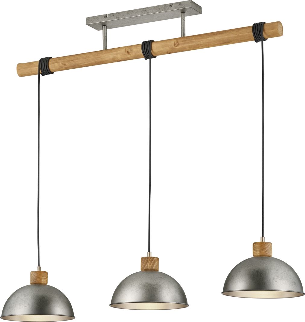 Lampa wisząca Trio potrójna industrial satynowy (303400367)