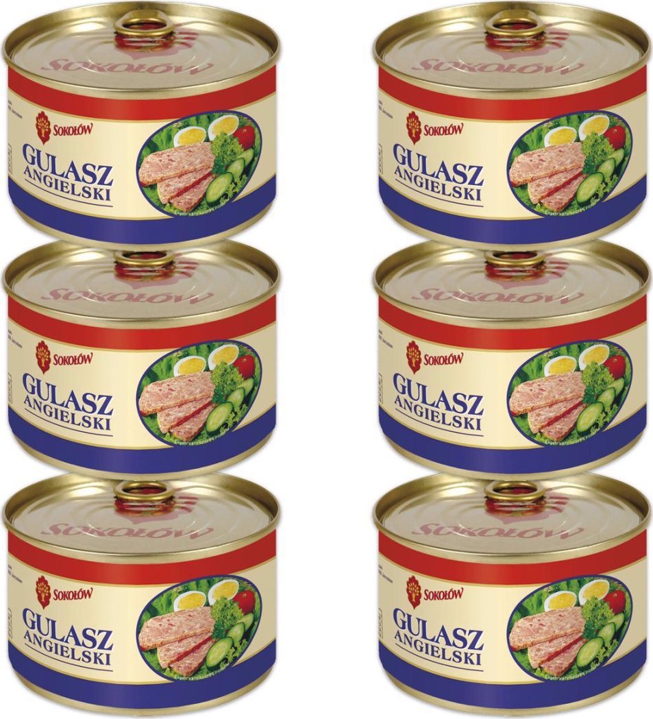 Sokołów Sokołów Gulasz Angielski 160 g x 6 sztuk