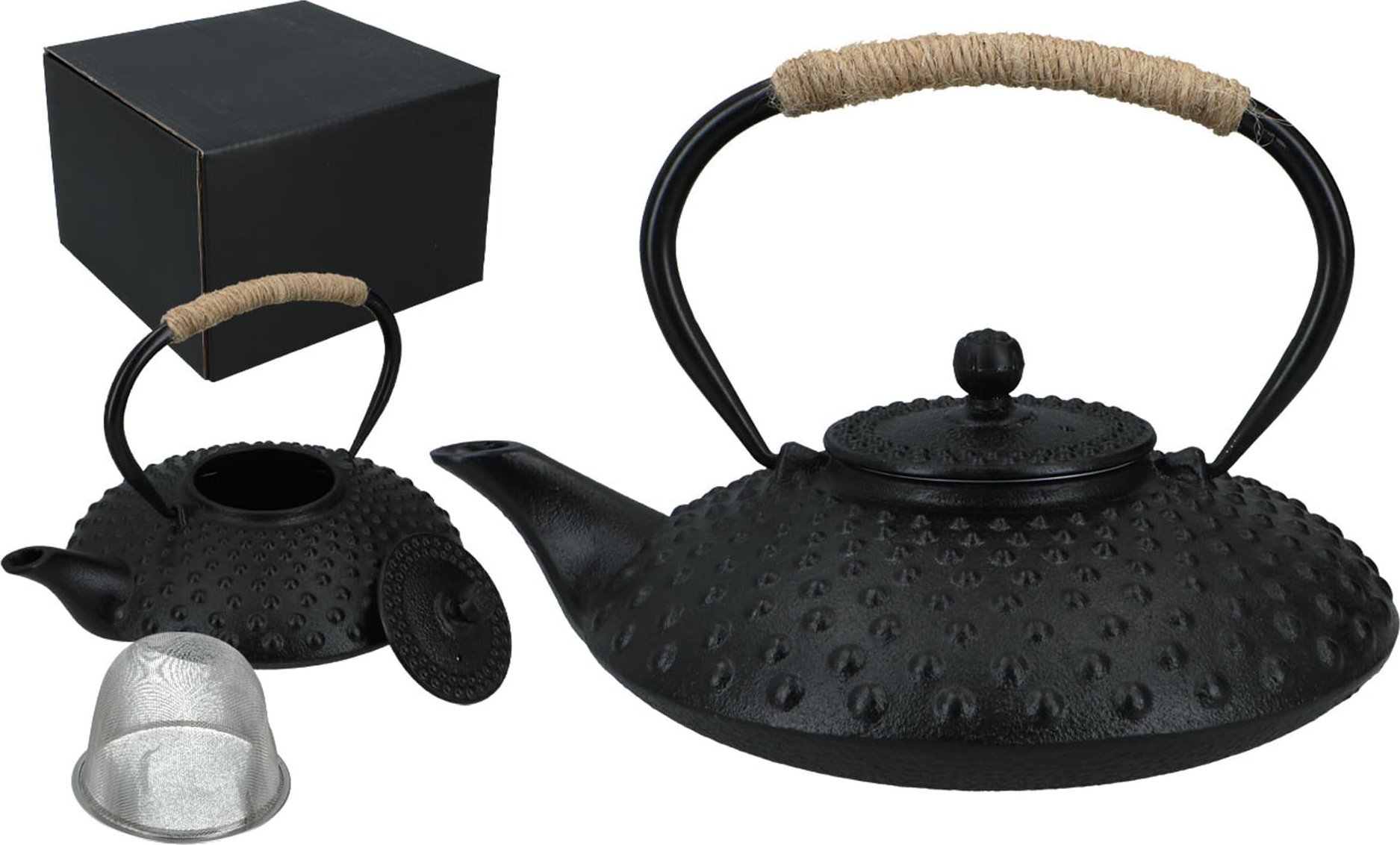 Hanipol Czajniczek żeliwny z emaliowanym wkładem.