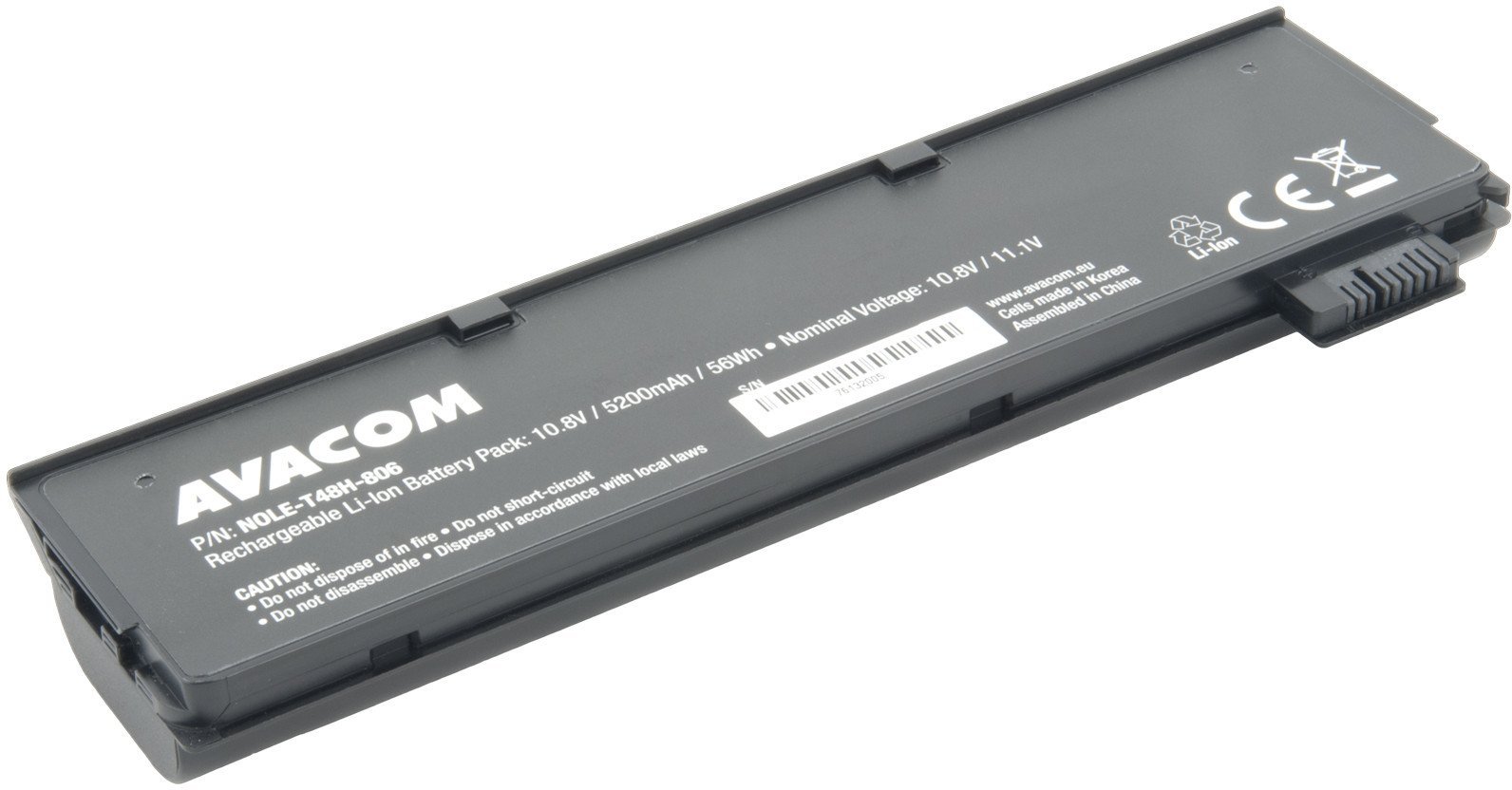 AVACOM LENOVO THINKPAD T470, T480, T570, T580 LI-ION 10,8V 5200MAH
