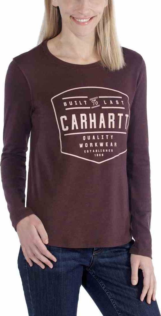 Carhartt Koszulka Carhartt Lockhart Graphic L/S Fudge
