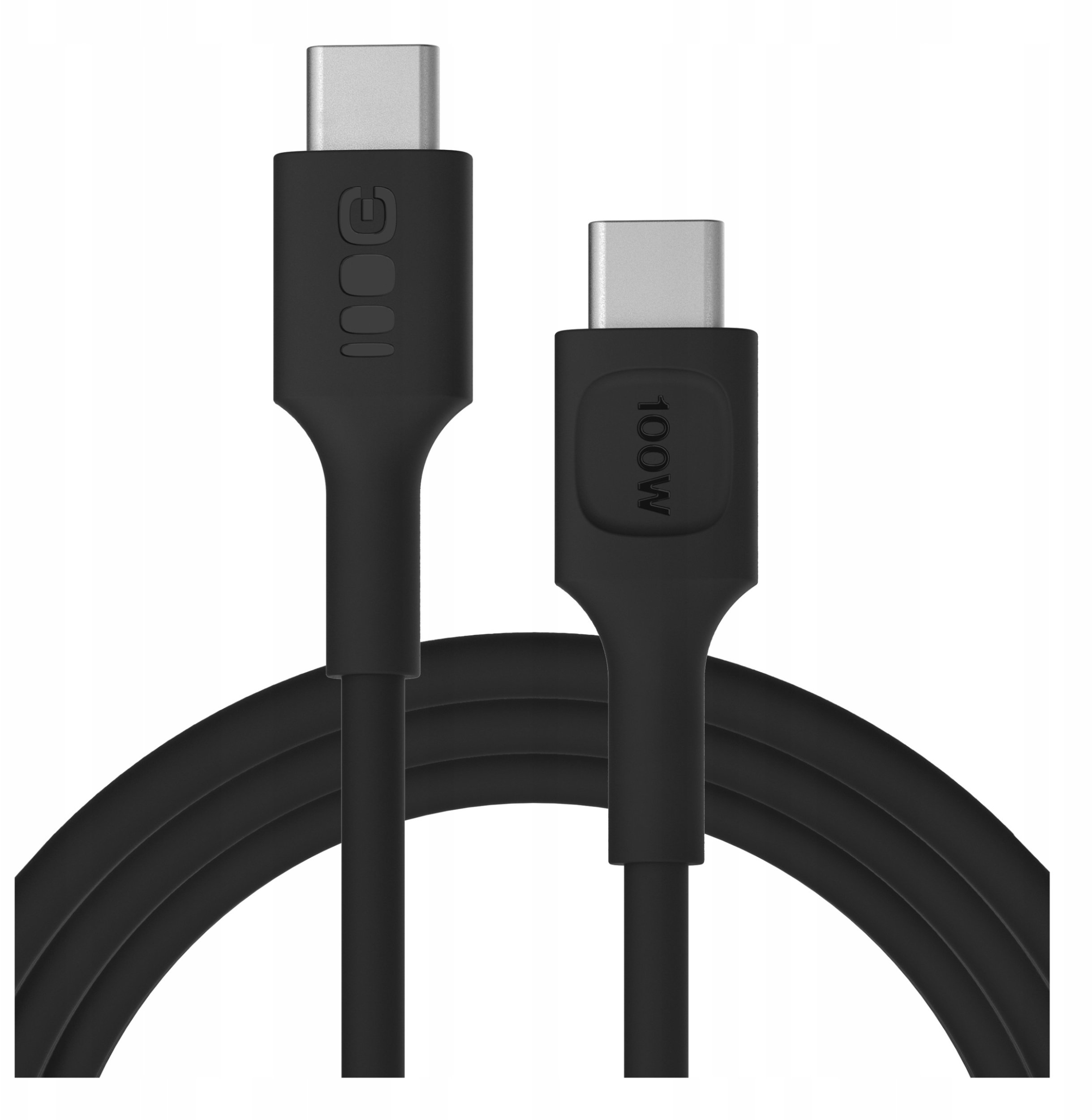 Kabel USB Baseus USB-C - USB-C 2 m Czarny (KABGC100PF200PB)