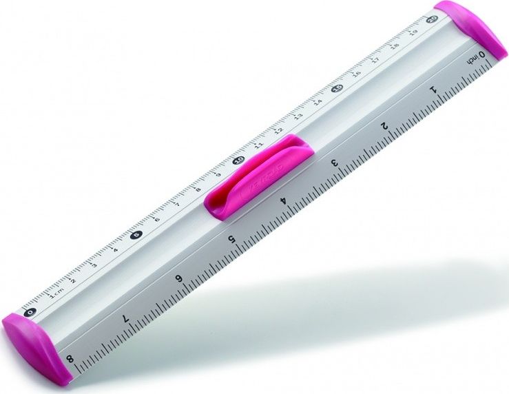 PBS Connect Linijka aliminiowa z uchwytem KEYROAD Measure Clip, 20 cm mix kolorów p12, cena za 1szt