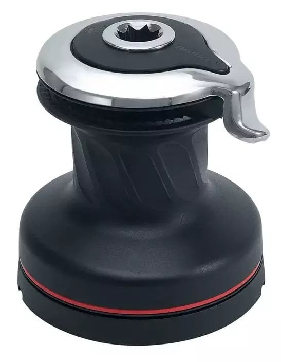 Barkan Harken Radial wciągarka ST 1-speed czarny aluminium