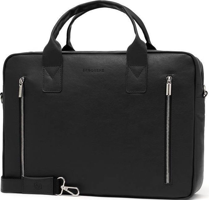 Brdrene Torba męska na ramię na lapotop casual BRODRENE B02 czarna
