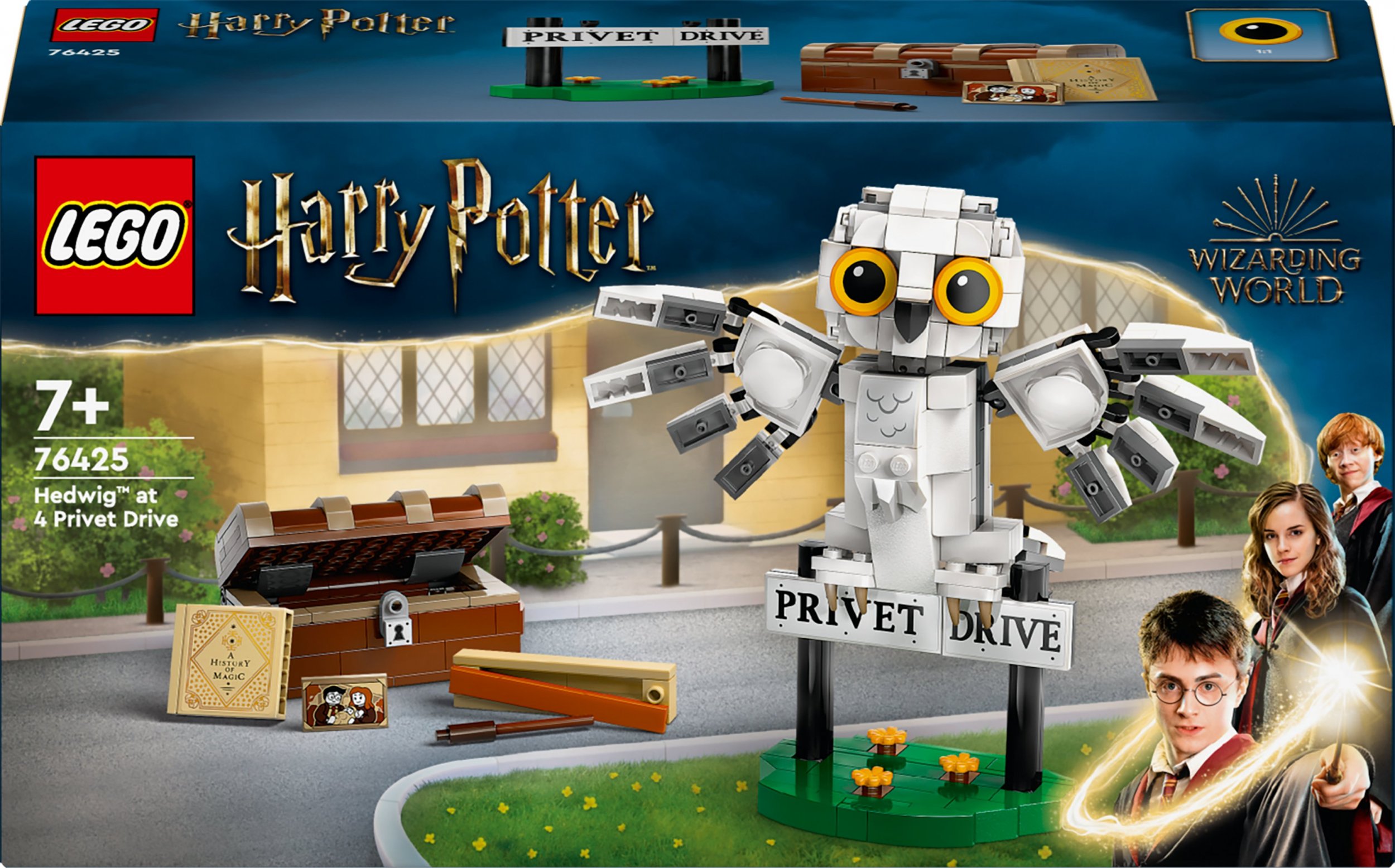 LEGO Harry Potter Hedwiga™ z wizytą na ul. Privet Drive 4 (76425)