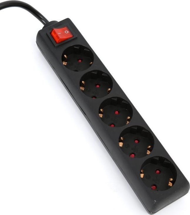 Listwa zasilająca Fiesta 5 gniazd 3 m czarna (42048)