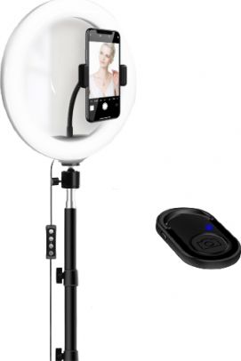 Mobilari Uchwyt statyw tripod na tablet telefon LED M111059