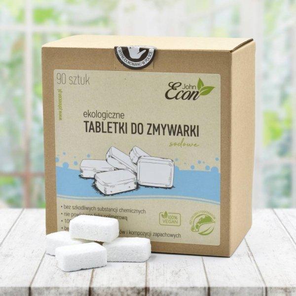 John Econ Ekologiczne tabletki do zmywarki 90 sztuk