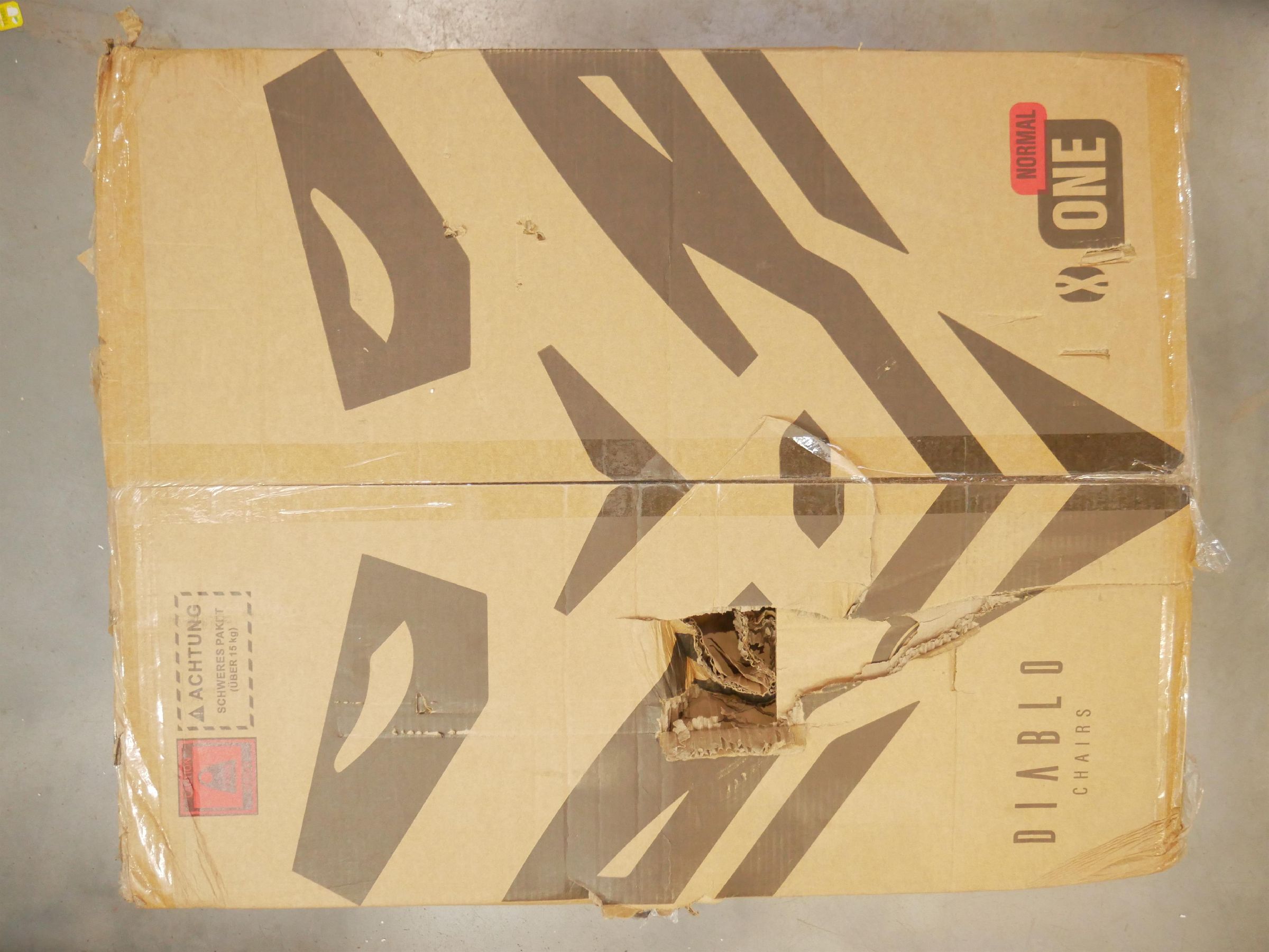 Fotel Diablo Chairs X-ONE 2.0 NORMAL czerwony [outlet]