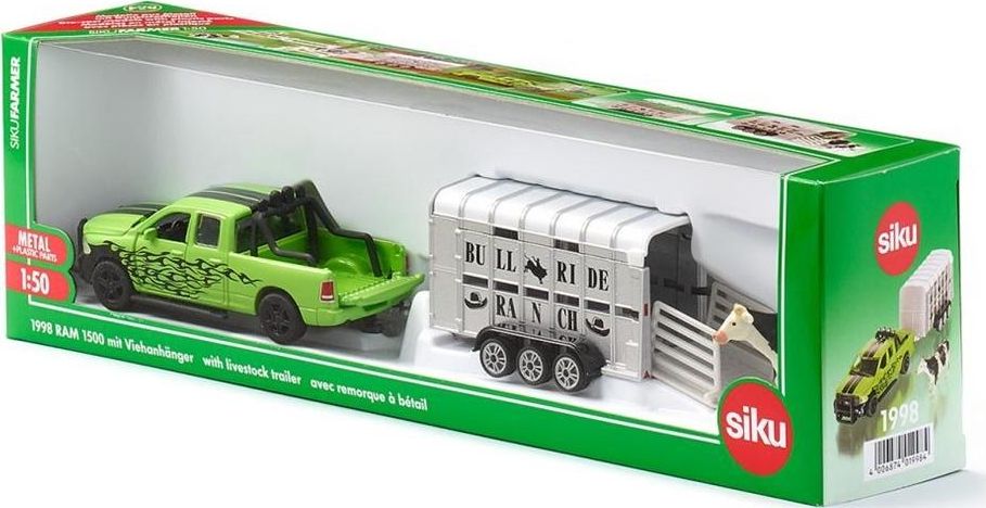 Siku RAM z przyczepą dla bydła (1998)