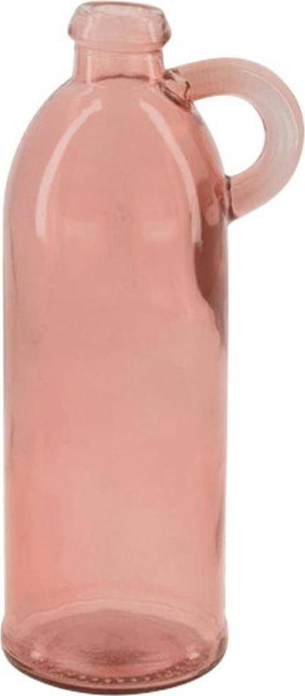 Dijk Wazon szklany z recyklingu 22 cm różowy