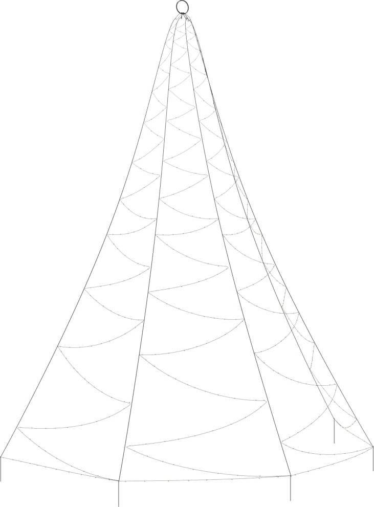Dekoracja świąteczna vidaXL ozdobna choinka