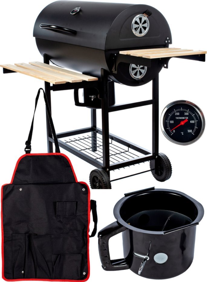 Maltec GM2020 Grill ogrodowy węglowy 71 cm x 35 cm