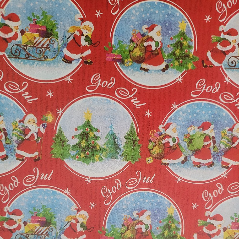 Fastima Papier świąteczny do pakowania 70cmx10m 1m19