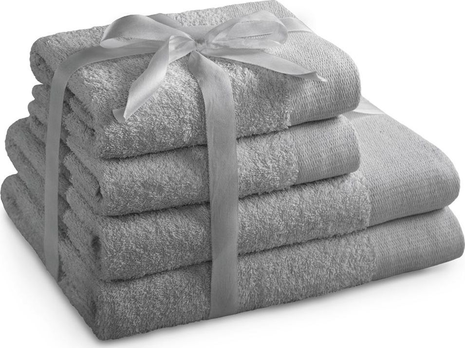 AmeliaHome TOWEL/AH/AMARI/SIL/SET2*70x140+2*50x100