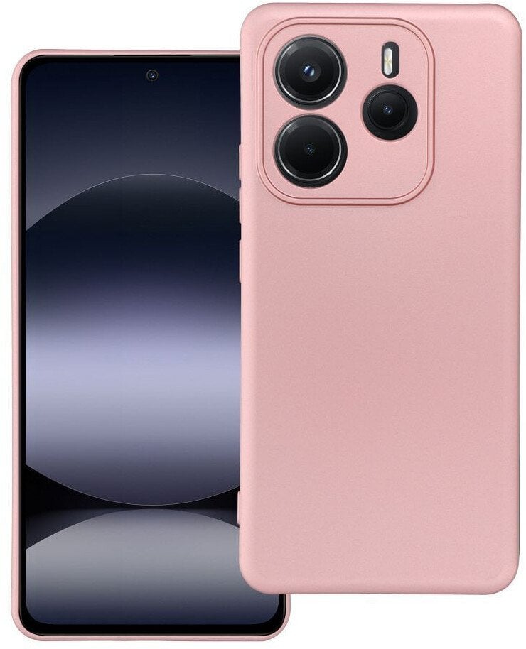 Futerał METALLIC do XIAOMI Redmi 15 4G / 15 5G (171.1mm) różowy