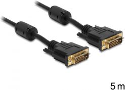 Kabel Delock DVI-D - DVI-D 5m czarny (83192)