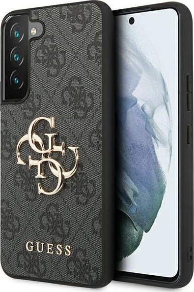 Guess 4G Big Metal Logo - Etui Samsung Galaxy S23 (szary)