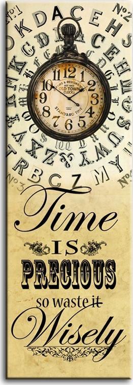 ART-POL Obraz stary zegar retro