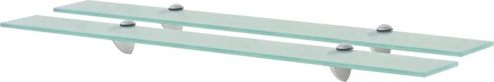 vidaXL Półka pod lustro 80cm przezroczysty (3051499)