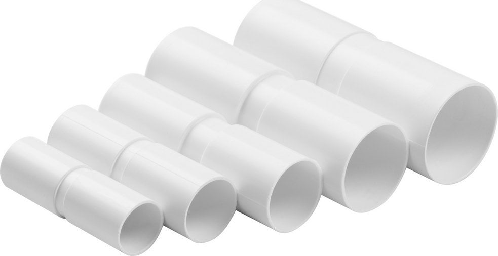 STASIŃSKI Złączka do rur elektroinstalacyjnych sztywna, prosta BIAŁY ZPL-25 (1szt.)