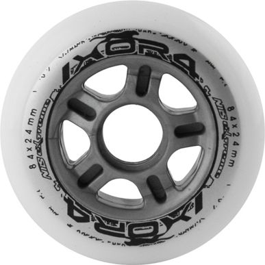 Nils Extreme Kółka PU 84x24 82A białe (16-30-012)