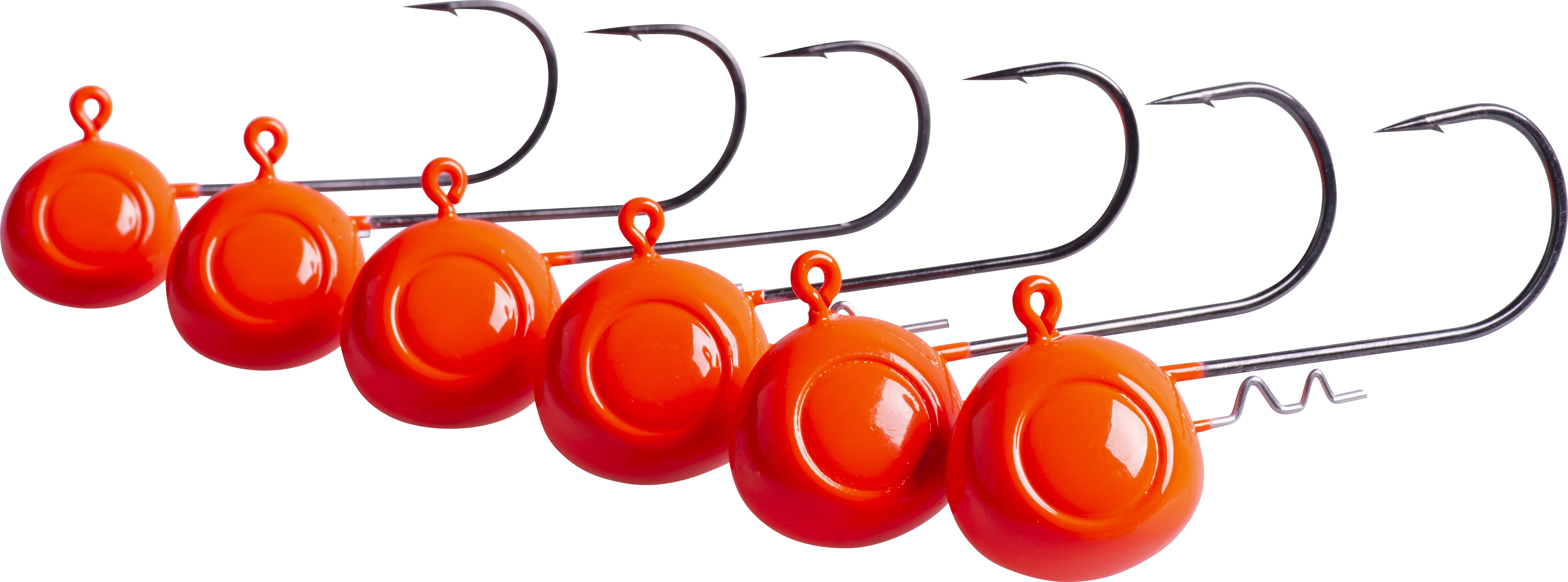 Savage Gear Rattling jig Heads #8/0 50g 20szt. Bulk Japan Red UV (57700)