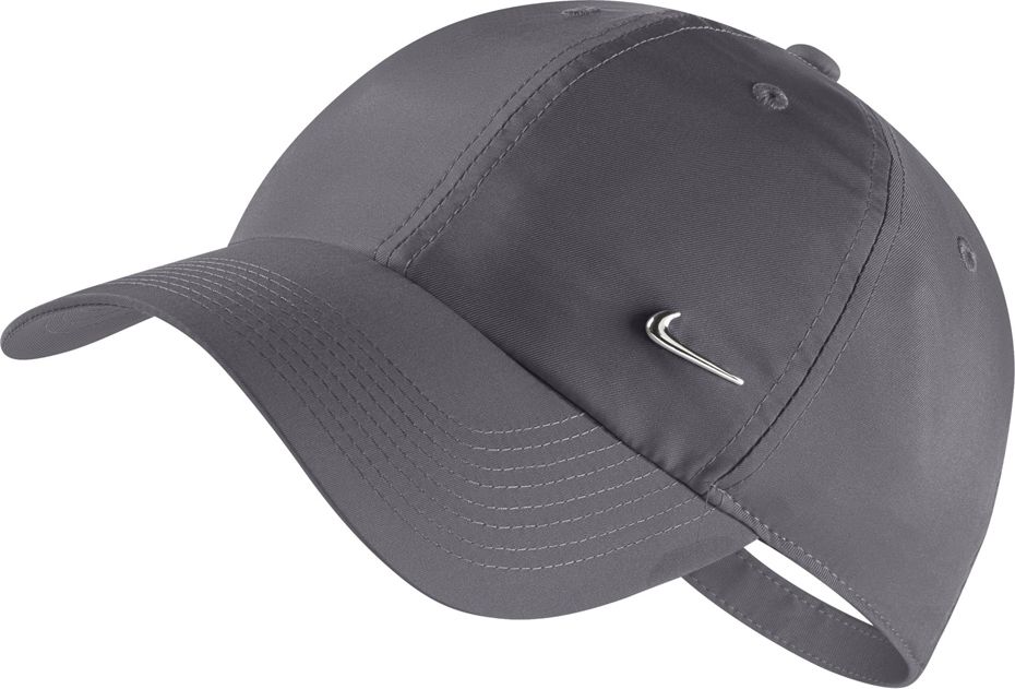 Nike Czapka z daszkiem Nike U H86 Cap Metal Swoosh szara 943092 021