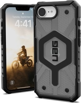UAG Pathfinder Clear Magsafe - obudowa ochronna do iPhone 16e (2025) kompatybilna z MagSafe (ash)