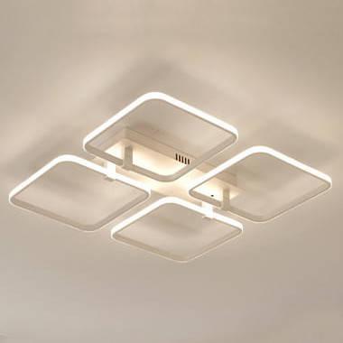 Lampa sufitowa Copel Plafon LAMPA sufitowa CGSQUARESINV4 COPEL metalowa OPRAWA kwadratowa LED 35W 3000K squares aluminium