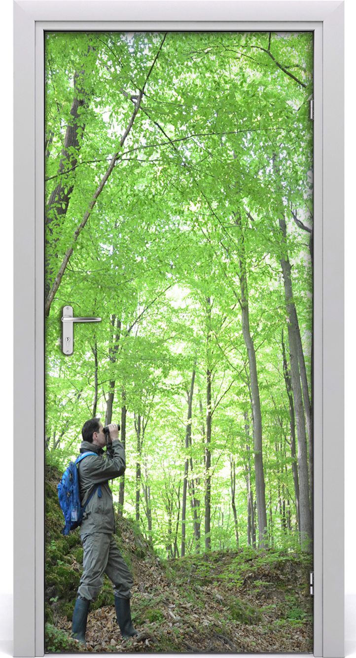 Tulup Fototapeta samoprzylepna na drzwi 95 x 205 cm ornitolog