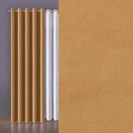 Markizeta Tkanina dekoracyjna, 290 cm, kolor camelowy MILAS