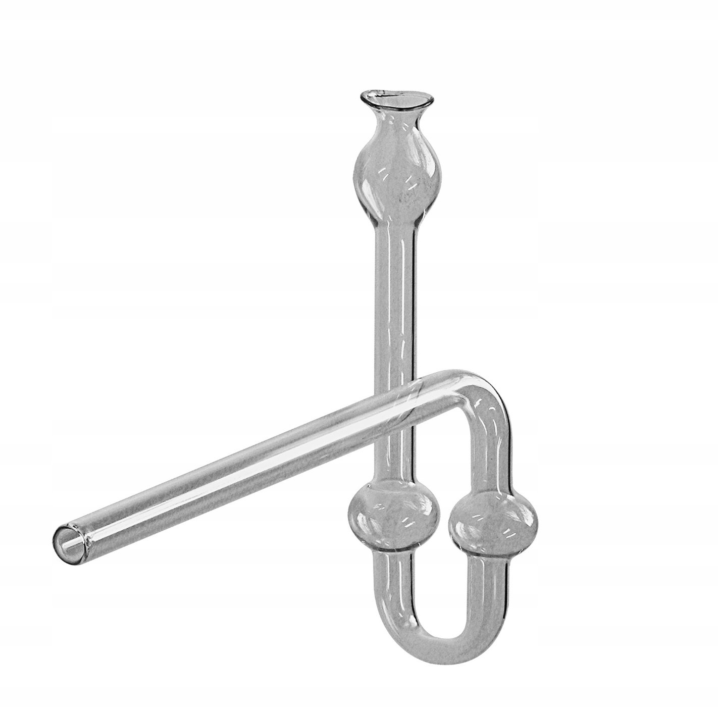 RURKA FERMENTACYJNA SZKLANA KĄTOWA DO POJEMNIKÓW