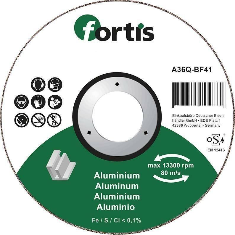 Fortis Tarcza do ciecia 115x1,0mm prosta FORTIS