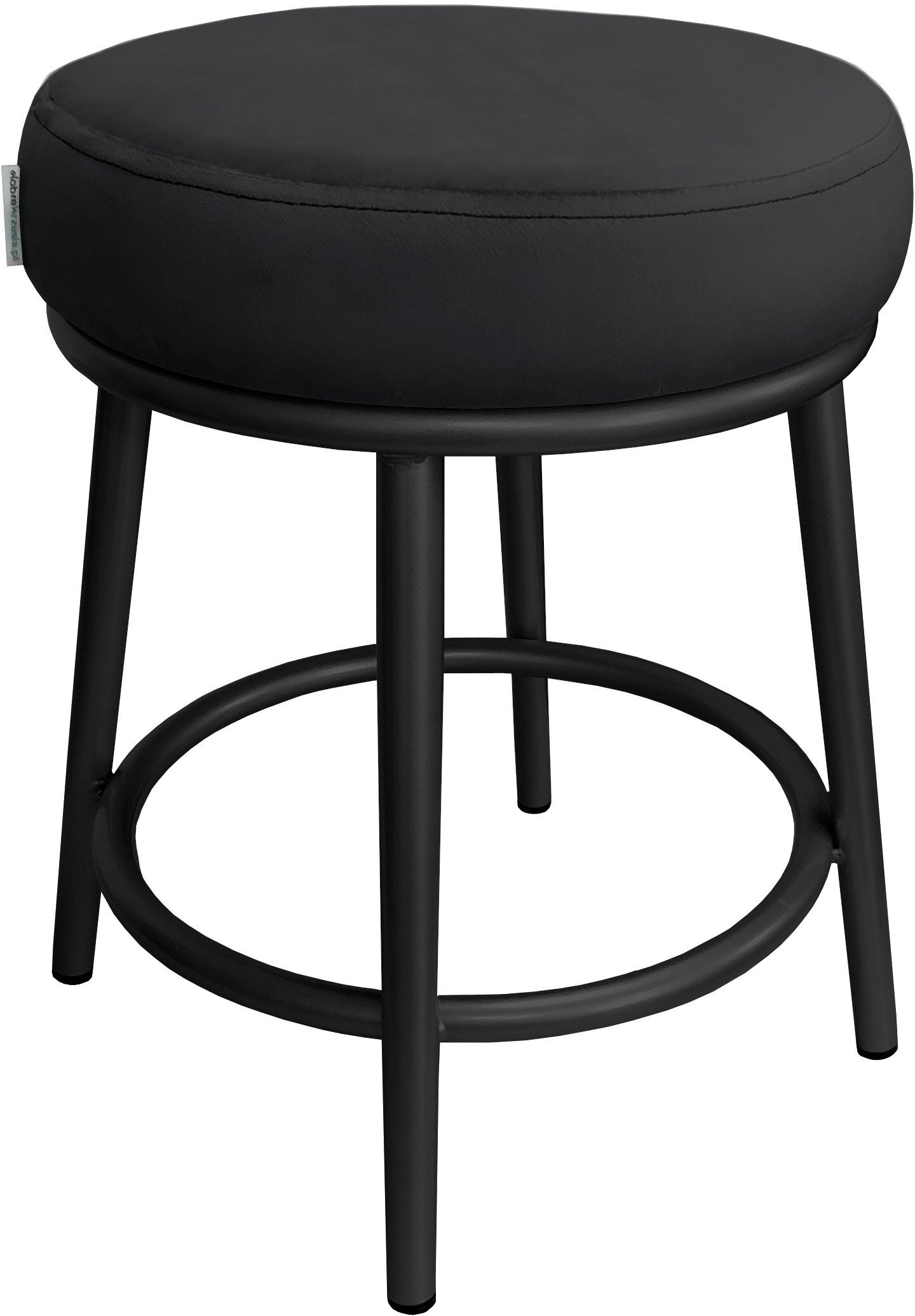 Taboret Ben noga metalowa czarna MG19