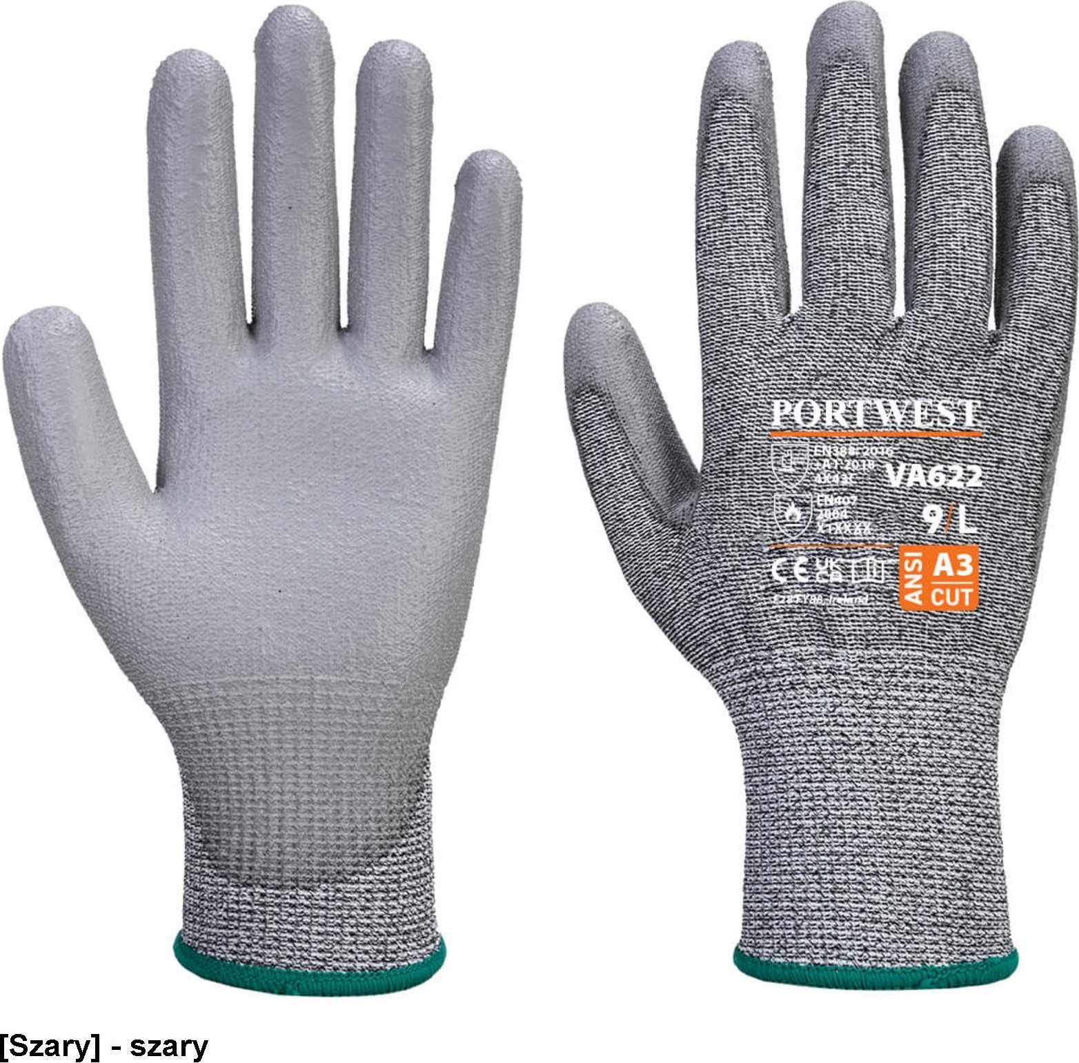 Portwest VA622 - Rękawica antyprzecięciowa Vending MR powlekana PU 3XL
